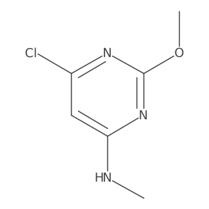 6-Chloro-2-methoxy-N-methylpyrimidin-4-amine Structure