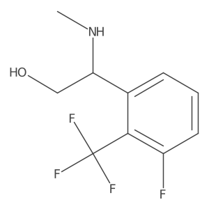 (S)-2-(3-Fluoro-2-(trifluoromethyl)phenyl)-2-(methylamino)ethanol结构式