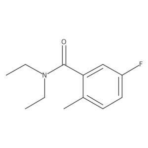 N,N-diethyl-5-fluoro-2-methylbenzamide Structure