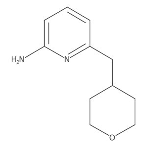 6-((Tetrahydro-2H-pyran-4-yl)methyl)pyridin-2-amine Structure