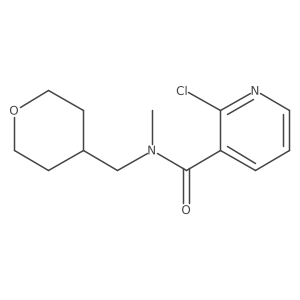 2-Chloro-N-methyl-N-(tetrahydro-2H-pyran-4-ylmethyl)nicotinamide Structure
