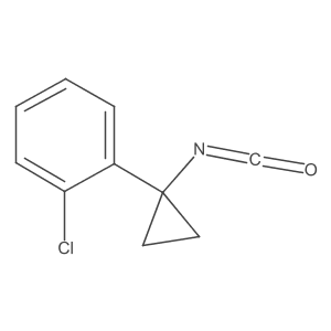 1-Chloro-2-(1-isocyanatocyclopropyl)benzene Structure