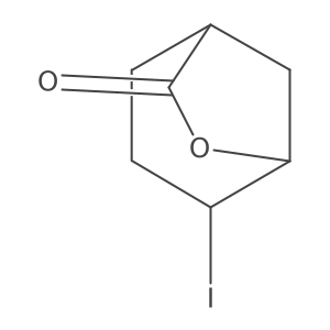 (1S,4S,5S)-4-Iodo-6-oxabicyclo[3.2.1]octan-7-one Structure