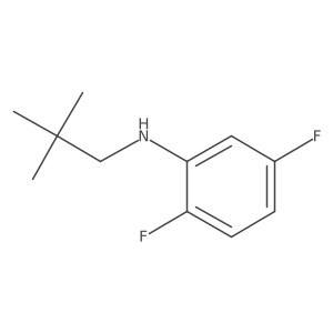 N-(2,2-dimethylpropyl)-2,5-difluoroaniline结构式