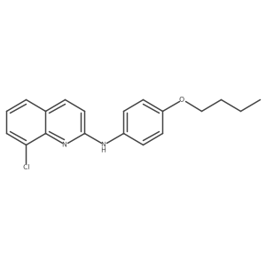 N-(4-Butoxyphenyl)-8-chloro-2-quinolinamine结构式