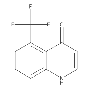 5-(Trifluoromethyl)quinolin-4(1H)-one结构式