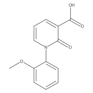 1-(2-Methoxyphenyl)-2-oxo-1,2-dihydropyridine-3-carboxylic acid Structure