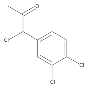 1-Chloro-1-(3,4-dichlorophenyl)propan-2-one结构式
