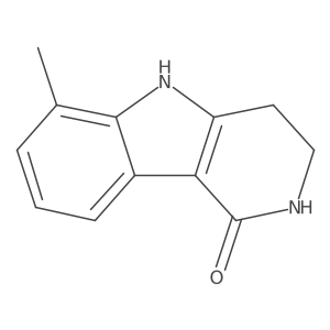 2,3,4,5-Tetrahydro-6-methyl-1H-pyrido[4,3-b]indol-1-one Structure
