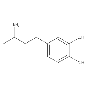4-[(3S)-3-aminobutyl]benzene-1,2-diol结构式