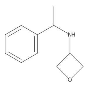 (R)-N-(1-Phenylethyl)oxetan-3-amine Structure