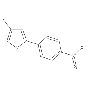 4-Methyl-2-(4-nitrophenyl)thiophene Structure