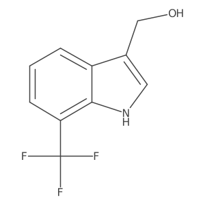 1h-Indole-3-methanol,7-(trifluoromethyl)- Structure