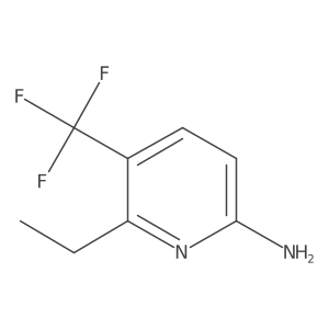 2-Pyridinamine, 6-ethyl-5-(trifluoromethyl)-结构式