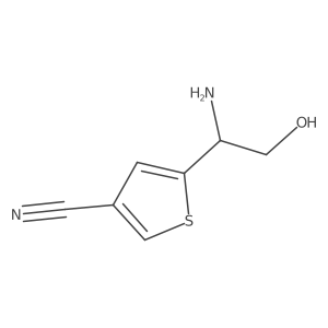 5-[(1s)-1-Amino-2-hydroxyethyl]thiophene-3-carbonitrile Structure