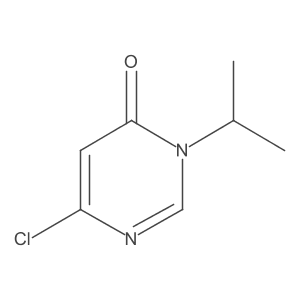 6-Chloro-3-isopropylpyrimidin-4(3h)-one结构式