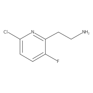 2-(6-Chloro-3-fluoropyridin-2-YL)ethanamine Structure
