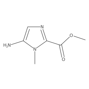 methyl 5-amino-1-methyl-1H-imidazole-2-carboxylate Structure