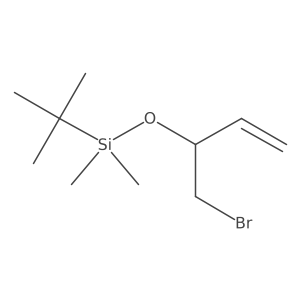 1-Bromo-2-(tert-butyldimethylsilyloxy)-3-butene Structure
