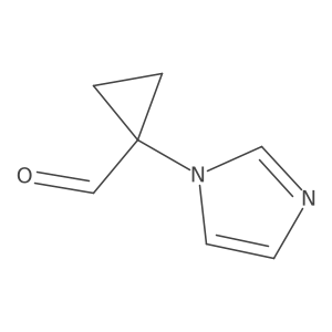 1-(1H-Imidazol-1-yl)cyclopropanecarbaldehyde Structure