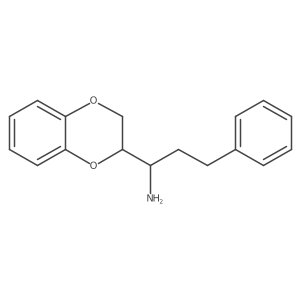 1-(2,3-Dihydro-1,4-benzodioxin-2-yl)-3-phenylpropan-1-amine结构式