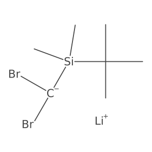 [Dibromo[(1,1-dimethylethyl)dimethylsilyl]methyl]lithium结构式