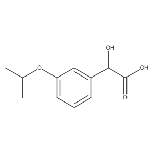(3-Isopropoxyphenyl)hydroxyacetic acid结构式