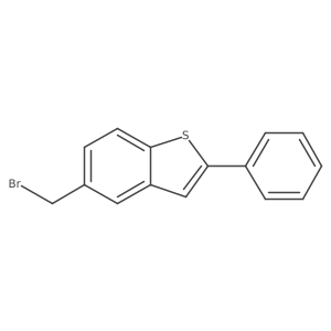 5-(Bromomethyl)-2-phenyl-1-benzothiophene Structure