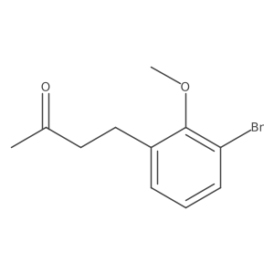 4-(3-Bromo-2-methoxyphenyl)butan-2-one Structure