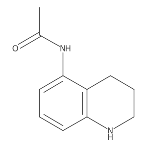 N-(1,2,3,4-tetrahydroquinolin-5-yl)acetamide Structure