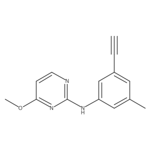 N-(3-ethynyl-5-methylphenyl)-4-methoxy-2-pyrimidinamine Structure