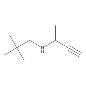 (But-3-yn-2-yl)(2,2-dimethylpropyl)amine Structure