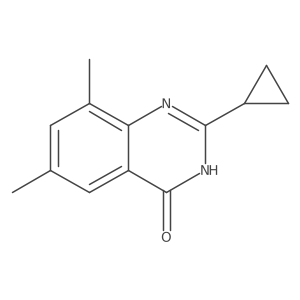 4(3H)-Quinazolinone, 2-cyclopropyl-6,8-dimethyl-结构式