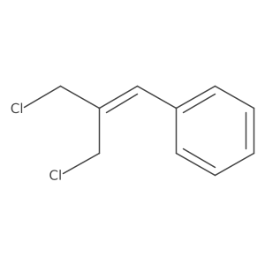 [3-Chloro-2-(chloromethyl)prop-1-en-1-yl]benzene Structure