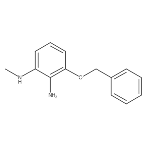 2-amino-3-benzyloxy-N-methylaniline Structure