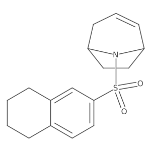 (1R,5S)-8-((5,6,7,8-tetrahydronaphthalen-2-yl)sulfonyl)-8-azabicyclo[3.2.1]oct-2-ene Structure