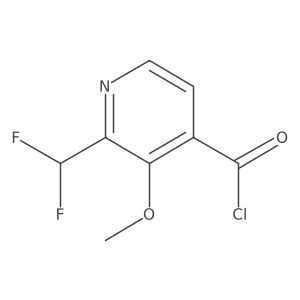 2-(Difluoromethyl)-3-methoxypyridine-4-carbonyl chloride结构式