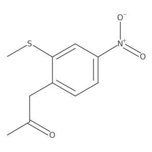 1-(2-(Methylthio)-4-nitrophenyl)propan-2-one结构式