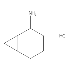 (1S,6R)-Bicyclo[4.1.0]heptan-2-amine;hydrochloride结构式