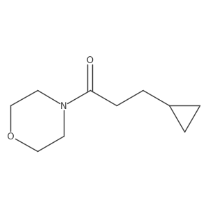 1-(4-Morpholinyl)-3-cyclopropyl-propan-1-one结构式