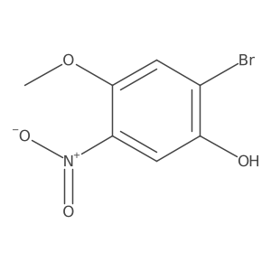 2-Bromo-4-methoxy-5-nitrophenol Structure