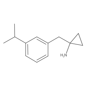 1-{[3-(Propan-2-yl)phenyl]methyl}cyclopropan-1-amine Structure