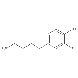 4-(4-Aminobutyl)-2-fluorophenol结构式