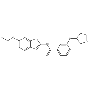 N-(6-ethoxybenzo[d]thiazol-2-yl)-2-((tetrahydrofuran-3-yl)oxy)isonicotinamide Structure