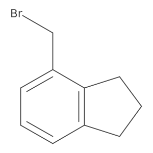 4-(Bromomethyl)-2,3-dihydro-1H-indene结构式