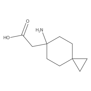 2-{6-Aminospiro[2.5]octan-6-yl}acetic acid结构式