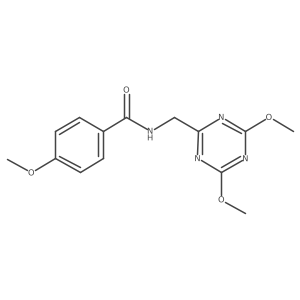 N-[(4,6-dimethoxy-1,3,5-triazin-2-yl)methyl]-4-methoxybenzamide Structure