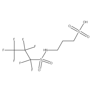 Perfluoropropane sulfonamido propyl sulfonate Structure