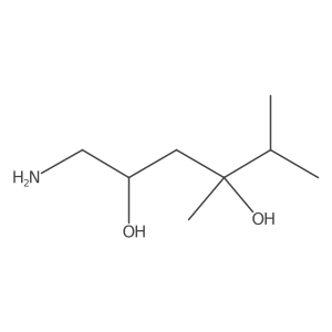 1-Amino-4,5-dimethylhexane-2,4-diol Structure