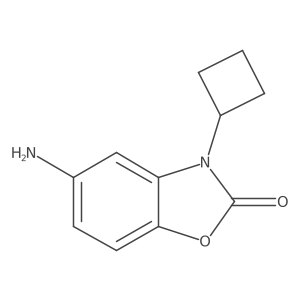 5-Amino-3-cyclobutyl-2,3-dihydro-1,3-benzoxazol-2-one Structure